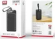 УМБ XO PR159 60000 mAh 20W PD+QC Black (6920680828364) - изображение 7