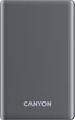 УМБ Canyon OnPower 505 slim Magsafe 5000 mAh PD20W Dark Grey (CNS-CPB505DG) - зображення 1