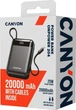 УМБ Canyon OnPower 204 20000 mAh 22.5W PD/QC2.0-3.0 Black (CNS-CPB204B) - изображение 5