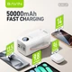 УМБ повербанк Bavin PC1157S 50000mAh 22.5W PD/IQ/QC2.0-3.0/Qi White (Y-PC1157S-WH) - изображение 3