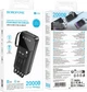 УМБ BOROFONE BJ76A Smart 20000 mAh 22.5W Black (6941991120053) - зображення 8