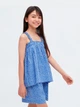 Подростковая блузка Uniqlo 967426127 152 см Синяя (1159793480) - изображение 1