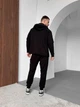 Мужской спортивный костюм на змейке тринитка осень весна с карманами на молнии Кофта и Штаны Dream М Черный - изображение 6