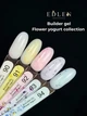 Гель моделирующий Edlen Builder Gel Flower yogurt с сухоцветами No94 15 мл - изображение 2