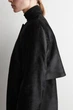 Пальто хутряне жіноче COS pony hair-effect leather long coat 1291618001 Eur S Чорний - изображение 7