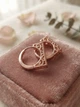 Сережки-кільця "Ажурна корона" з медичного золота Xuping - изображение 1