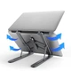 Регулируемая складная подставка Laptop Stand для ноутбука 10–17,3| , 6 уровней высоты, черная - изображение 6