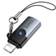 Перехідник HOCO UA46A Victory iP male to Type-C female adapter (6942007675635) - зображення 3