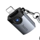Перехідник HOCO UA36B C male to USB female OTG transparent adapter Black (6942007675628) - зображення 5
