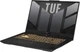 Ноутбук ASUS 17.3 TUF Gaming F17 FX707VJB-HX063 FHD IPS/Intel 5-210H/16GB/512SSD/RTX 3050 6GB/DOS/Gray (90NR0MY5-M002H0) - изображение 8