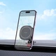 Автомобільний тримач для телефону Автотримач HOCO H35 Cheetah magnetic ring Car holder (center console) Чорний - зображення 8