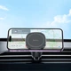 Автомобильный держатель для телефона Автодержатель HOCO H34 Cheetah magnetic ring Car holder (air outlet) Черный - изображение 8