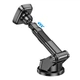 Автомобильный держатель для телефона Автодержатель HOCO CA116 Blue Shark center console magnetic Car holder Черный - изображение 9