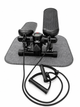 Степпер с эспандерами Scoopes BodyStep max 100 кг с ковриком черный - изображение 1