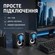 Комп'ютерна акустика колонка для пк та ноутбуків HOCO DS30 |AUX/USB, 3Wx2| - зображення 2