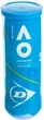 М'ячі для тенісу Dunlop Australian Open 3 (Оригінал) 601354 - зображення 3