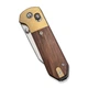 Ніж складаний кишеньковий Civivi Yonder Clip Point натуральний 14C28N Wood and Brass (7.3 см) - изображение 4
