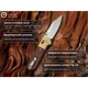 Ніж складаний кишеньковий Civivi Yonder Clip Point натуральний 14C28N Wood and Brass (7.3 см) - изображение 14