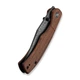 Ніж складаний Civivi Clingman Damascus коричневий 7.6 см Guibourtia Wood - изображение 6
