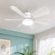 Потолочная LED лампа с вентилятором E27 30 Вт, 3 режима света и 3 скорости, пульт управления - изображение 1