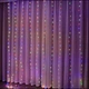 USB гірлянда-штора з пультом 3*3 метри 300 LED світильник мультиколор (Color) - зображення 4