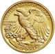 Колекційна золота монета "Walking Liberty Half Dollar - Американський орел" 15,55 г 2016 рік - изображение 3