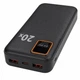 Повербанк 20000 mAh 22.5W с быстрой зарядкой PD/QC Remzona Extrinity 20X для телефона apple айфона samsung универсальный повер банк 20 000 мощный портативный пауербанк для iphone самсунг роутера планшета смартфона павербанк черный з Type-C + кабель - изображение 11