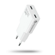 Зарядное устройство everActive GaN SC-385Q White Super Slim, 2xUSB-С QC3.0+PD 30W, AC220V - изображение 2