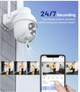 Камера видеонаблюдения GALAYOU Y4 2K 360° для улицы, Wi-Fi CCTV камера с поворотом Pan-Tilt, обнаружением людей - изображение 3