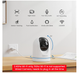 Камера відеоспостереження Cinnado D1 2K Wi-Fi 360° для дому, дітей та тварин, IP-камера з нічним баченням, двостороннім аудіо - зображення 7
