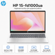 Ноутбук HP 15-fd1000ua 15.6" FHD IPS Intel Core 3 8 ГБ для работы и учебы Серибристый (DM8C1EA) - изображение 1
