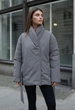 Женская демисезонная куртка Стаф серая базовая Staff emi gray M (403223) - изображение 4