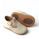 Туфлі BottiLion T-Strap shoes з натуральноі шкіри з перфорацією,внутрішня устілка 12,5 см ( 1,5-2 роки), бежеві - изображение 2