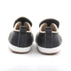 Дитячі кросівки BottiLion Casual Shoes з натуральноі шкіри на липучці , антиковзна підошва, внутрішня устілка 12,5 см ( 1,5-2 роки) , чорно-білі з золотистим кантом - изображение 3