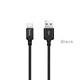 Кабель HOCO X14 USB to Type-C 3A, 1m, nylon, aluminum connectors, Black - изображение 1