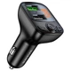 АЗП з FM-модулятором BOROFONE BC41 Eminency QC3.0 Car BT FM transmitter 18W Black 8525500090 - изображение 3