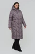 Зимняя женская куртка большого размера UF-Fashion LR-35-1 54 пудровый - изображение 2