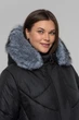 Зимова жіноча куртка великого розміру UF-Fashion LR-36-мех 70 чорний - зображення 3