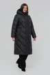Зимнее женское пальто большого размера UF-Fashion LR-33-1 60 черный - изображение 2