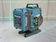 Лазерный уровень Makita SK700GDZ нивелир профессиональный аккумуляторный самовыравнивающийся строительный 4D 3D 360 градусов 16 линий зеленый луч 25 м со штативом кейсом кронштейном пультом - изображение 9