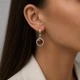 Серебряное кольцо и серьги с султанитом 20,5 р - изображение 3