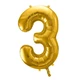 Balon "3" 86 cm PartyDeco (5902230736139) - obraz 1