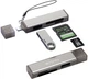 USB-хаб Bavin OTG-93 3-в-1 Lightning to SD/TF/USB 2.0 Gray (OTG-93 GY) - зображення 1