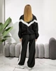 Жіночий костюм з контрастними вставками (кофта+штани) Uaclothes M-L Чорний (like39304-197411375) - зображення 7