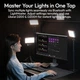 LED видеосветло ULANZI K6500 со штативом TT-65, аккумулятор 8000 mAh, Bluetooth, 2900K-6500K - изображение 5