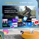 Смарт мини проектор XGODY Gimbal 3 Android 11 WiFi 6 Bluetooth 4K поддержка портативный проектор для дома - изображение 6