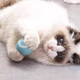 Интерактивная игрушка для котов 4,3см PetGravity, от USB, Голубой / Смарт мячик с подсветкой для домашних животных - изображение 7