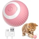 Интерактивная игрушка для котов 4,3см PetGravity, от USB / Смарт мячик с подсветкой для домашних животных - изображение 1
