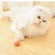 Интерактивная игрушка для котов 4,3см PetGravity, от USB / Смарт мячик с подсветкой для домашних животных - изображение 7