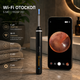 Wi-Fi отоскоп 5 МП 1920P HD, камера 3 мм, IP67, 6 LED, очиститель ушей для iPhone, iPad и Android, черный - изображение 1